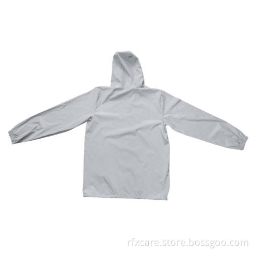 Jaket Tahan Hujan Reflektif Penuh Dengan Saiz Pelbagai
